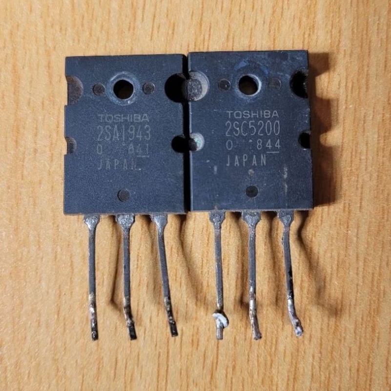 หอยพลัง 2SA1943 2SC5200 คู่เพื่อถอดประกอบ