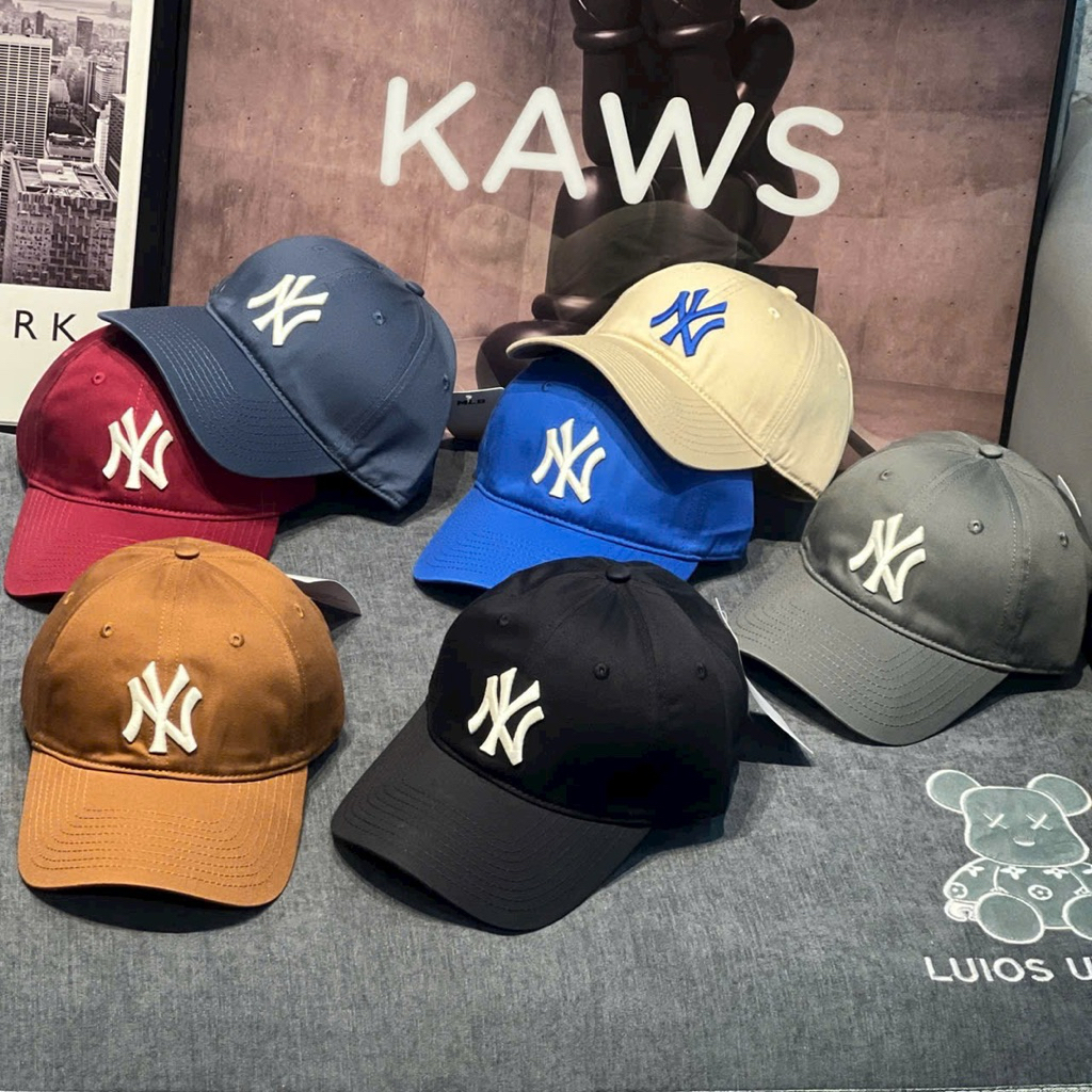 หมวกแก๊ปและหมวก NY Authen ทําจากสีกากีละเอียด