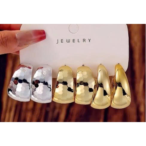 COMBO 3 PAIRS OF FASHION EARRINGS CODE 13