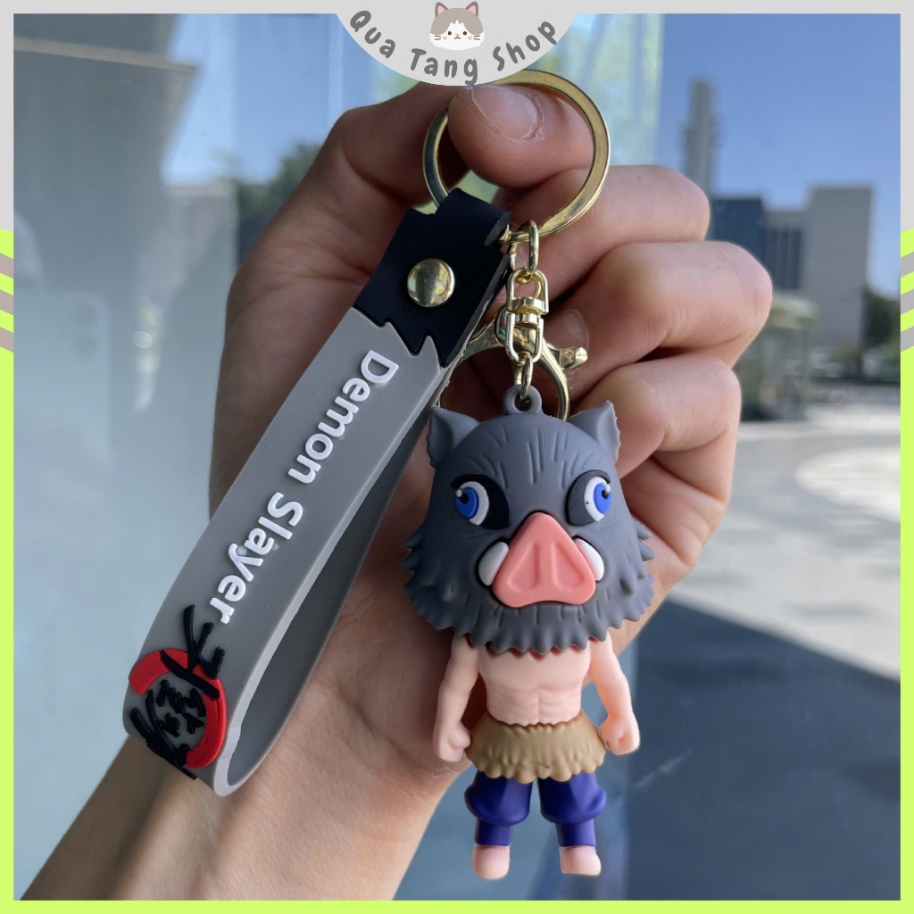 พวงกุญแจ Inosuke Yaiba - เพื่อนน่ารัก - การตกแต่งกระเป๋าถือที่สมบูรณ์แบบ - ของขวัญพวงกุญแจ