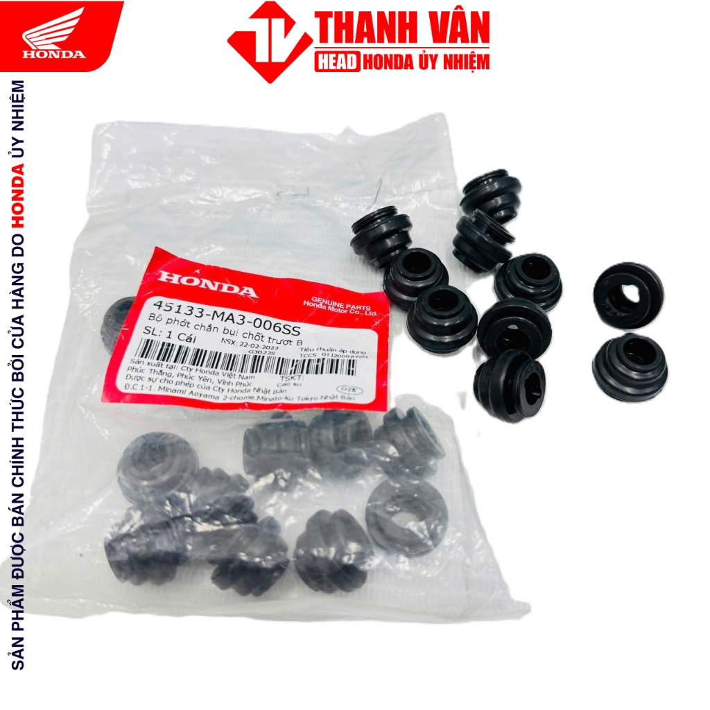 ซีลกันฝุ่นขาเลื่อน B 45133-MA3-006 HONDA AB, CLICK, FU, LEAD, WAVE (1 ชิ้น)
