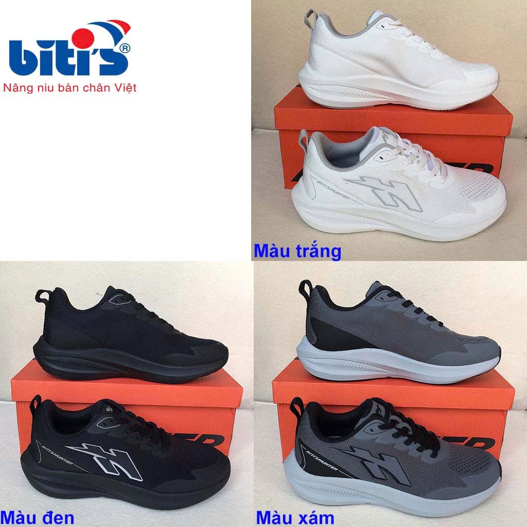 รองเท้าผ้าใบผู้ชาย Bitis Hunter Core 3 สี HSM010800เด็น, HSM010800XAM, HSM010800TRG (ดํา, เทา)