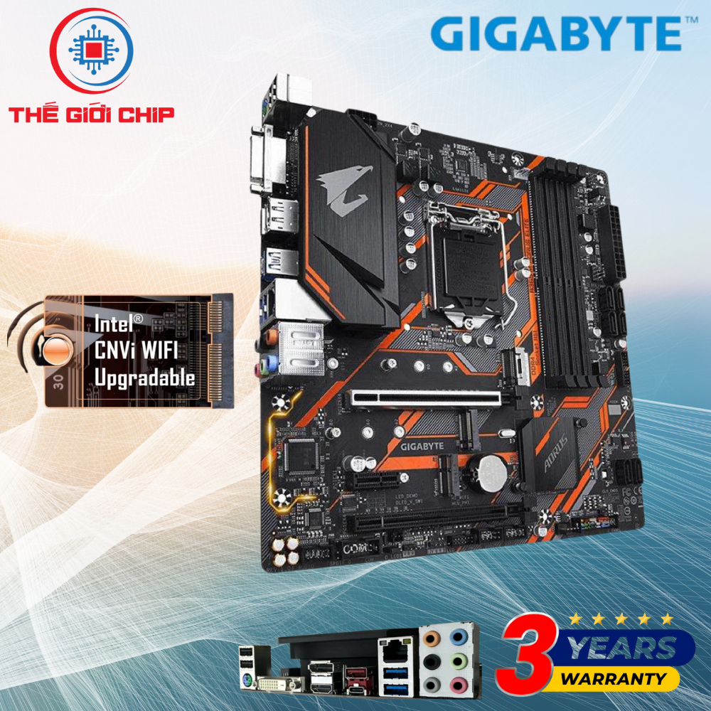 เมนบอร์ด (บอร์ดหลัก) Gigabyte B360M AORUS PRO (M.2 wifi) ฉันเหมือนกล่องใหม่ 36 เดือนโดยซัพพลายเออร์