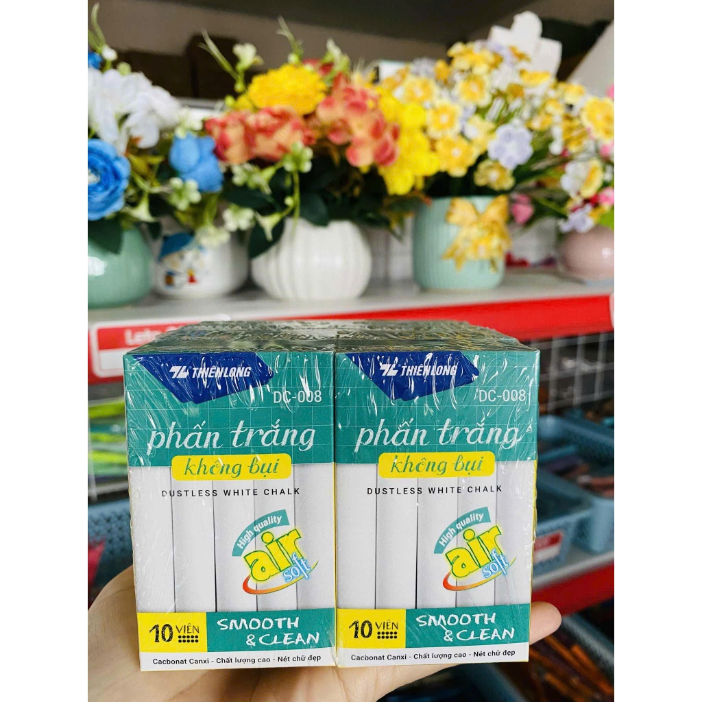 Thien Long DC-008 แป้งขาวไร้ฝุ่น 10 เม็ด