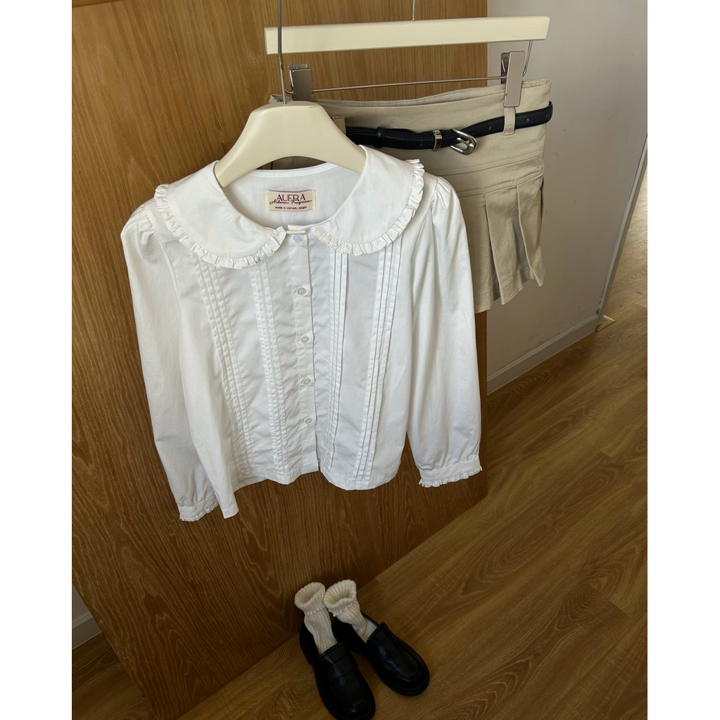 EMBEDDED LONG SLEEVE SHIRT - Aufra studio