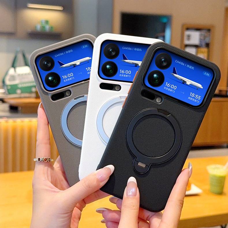 เคสแม่เหล็กระดับพรีเมียมสําหรับ Mi 17 Pro Max / Mi 17 Pro / Mi 17 มีขอบ TPU ถอดแยกชิ้นส่วนได้ง่าย