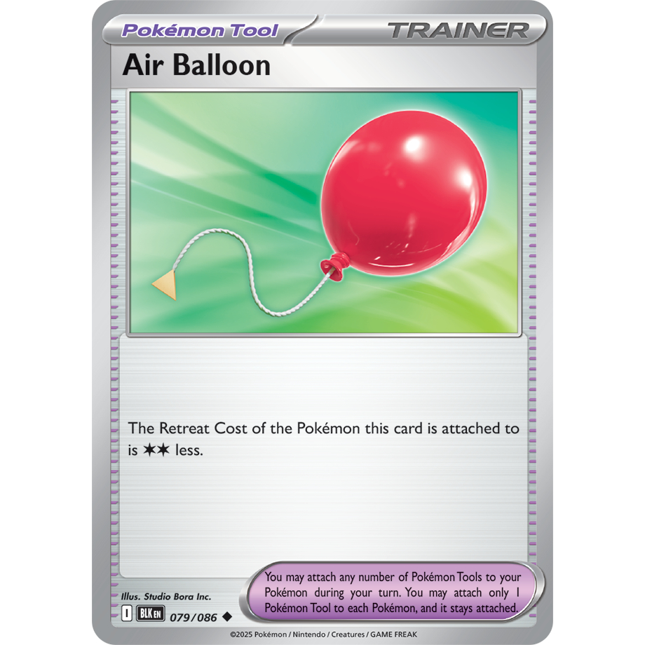 [KW2 Pokemon] [EN] การ์ดบอลลูนอากาศ 079/086 - BLKEN, 181/217 ASCEN