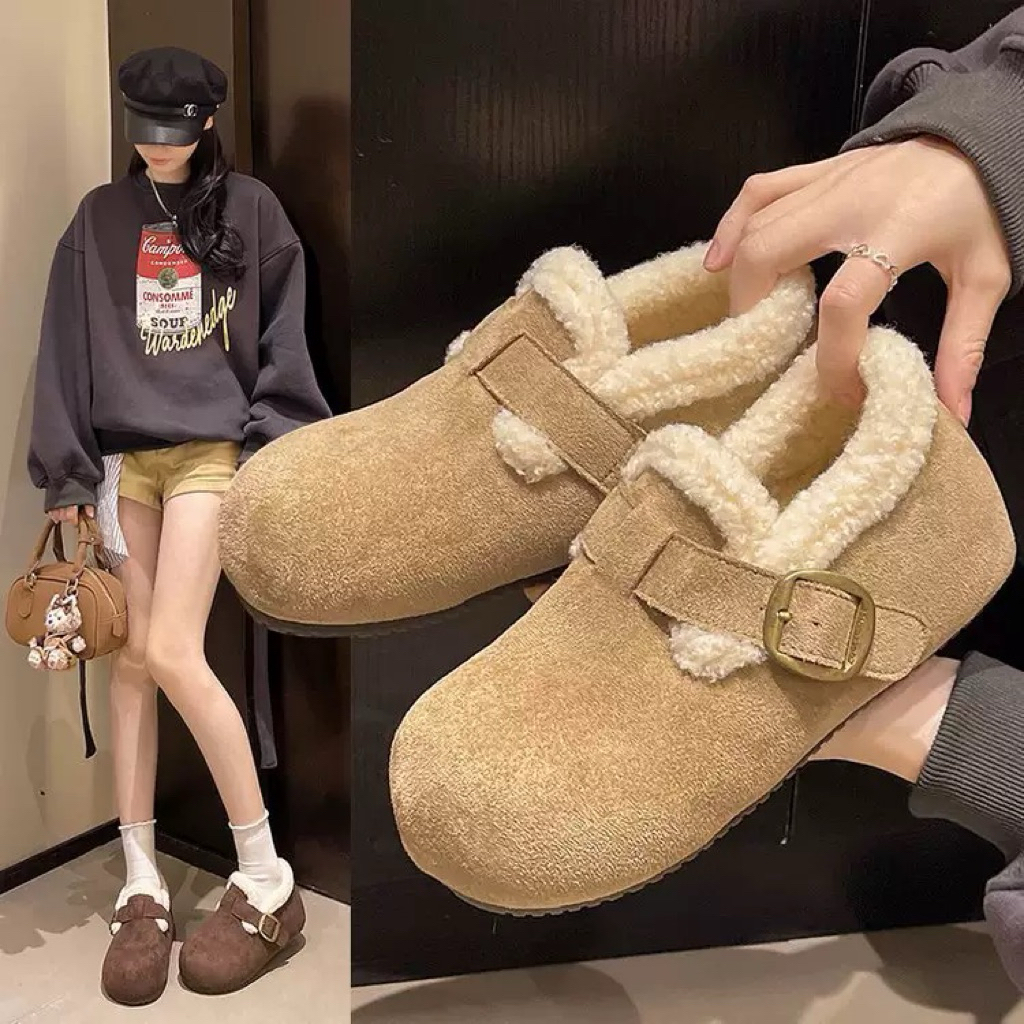 รองเท้าผ้าฟลีซผู้หญิงพื้นยืดหยุ่น QCCC L1 FULLBOX HYEON GD72 (1 SIZE UP)