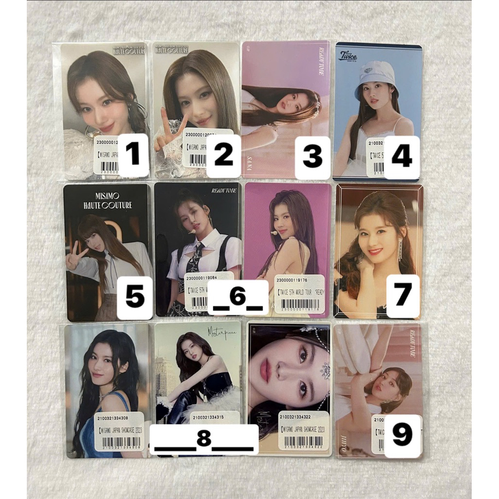 [OFFICIAL]Twice_Stickers ของแท้ sana jihyo ไม่ใช่อัลบั้ม