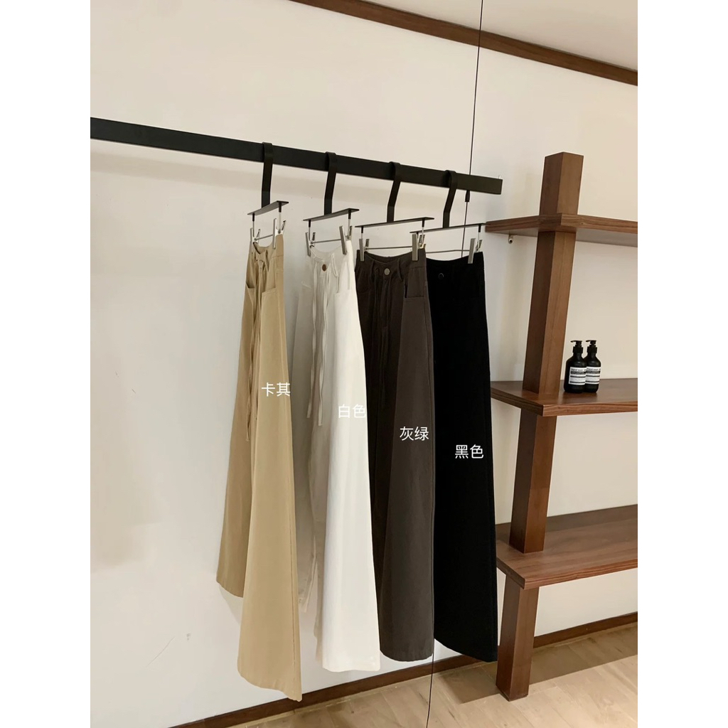 Chinstudio DRAWBAND KAKI PANTS W7597