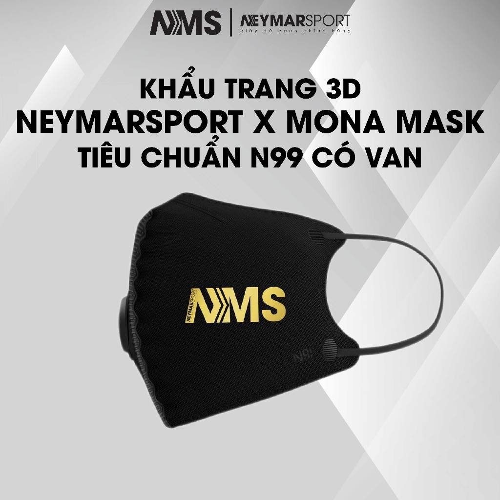 Neymarsport x Mona Mask 3D Mask N99 มาตรฐานพร้อมวาล์ว