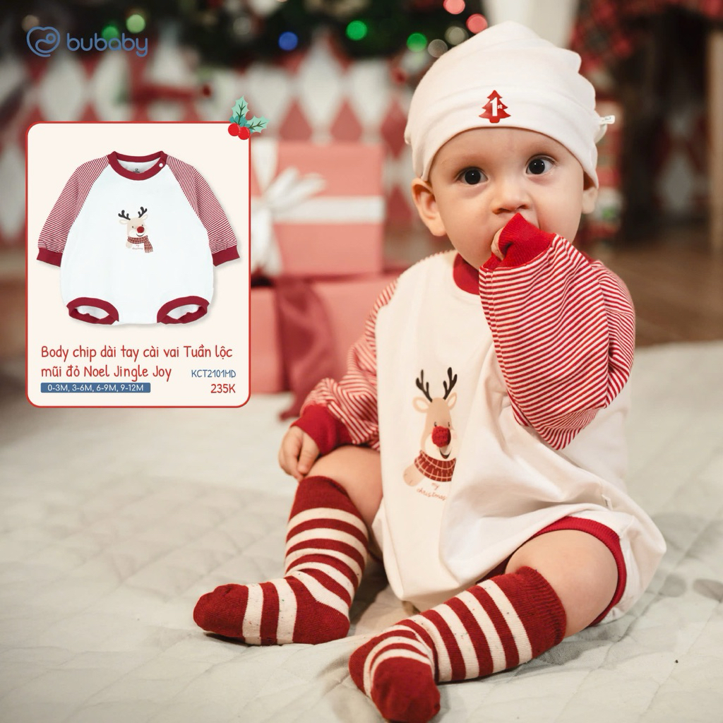 บูคริสต์มาส | Bu baby ชุดคริสต์มาสสําหรับเด็กทารก 0-18M