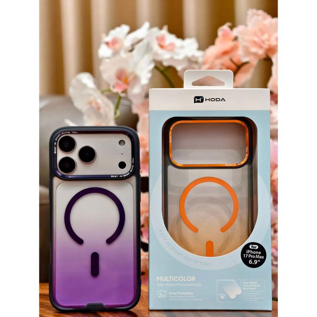 เคส [ HODA MULTICOLOR ] รองรับการชาร์จไร้สายสําหรับ iP 17 Pro/ 17 Promax