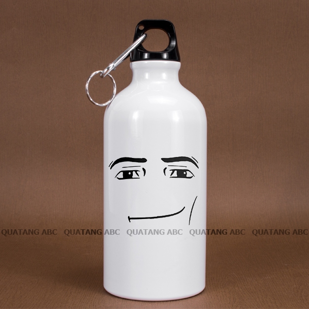 ขวดน้ํากีฬาขนาด 500 มล. พร้อม Roblox face meme Troll - BN-HH ABC Gift ไม่ซ้ําใคร