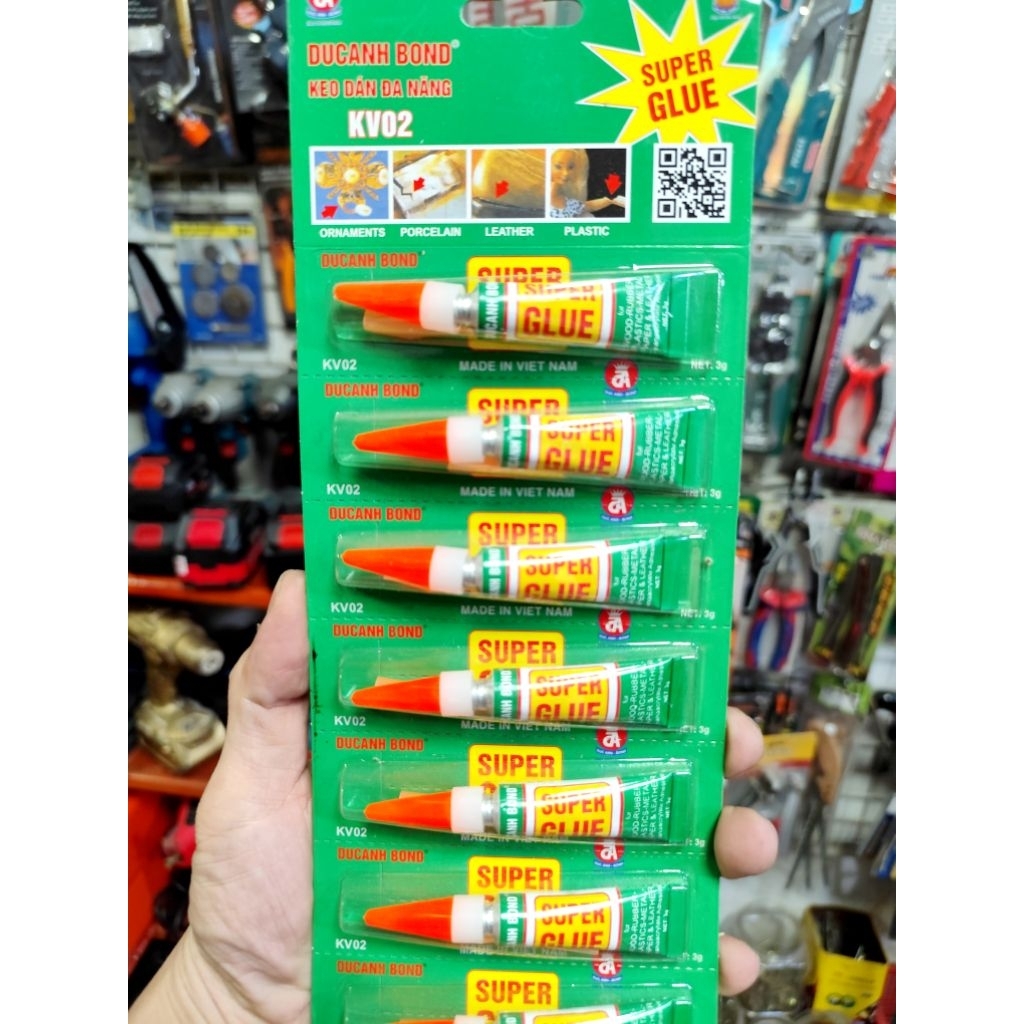 VI 12 หลอดของ DUC ANH SUPER STICKY GLUE GLUE GLUE