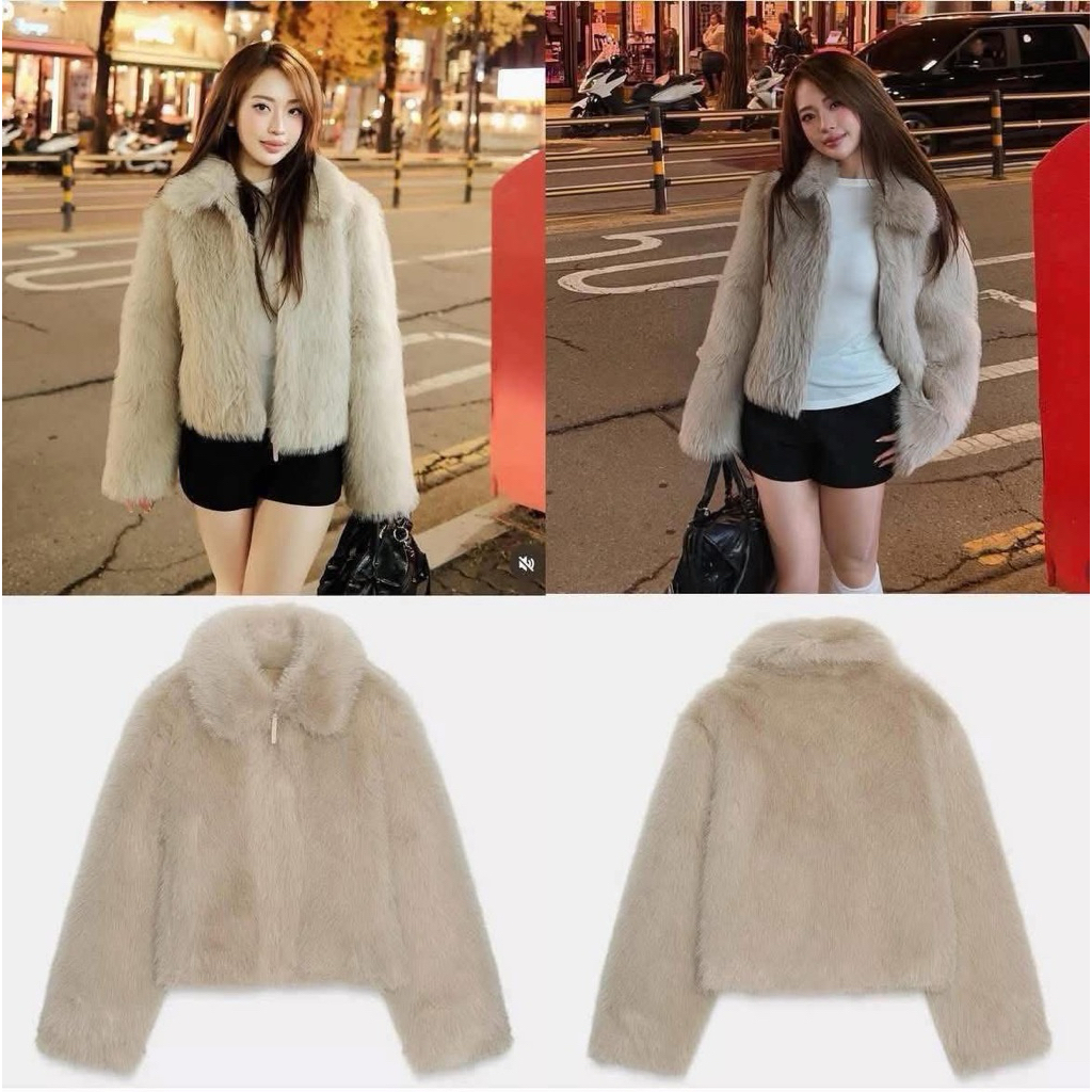 ZARA FUR JACKET EXPORTED