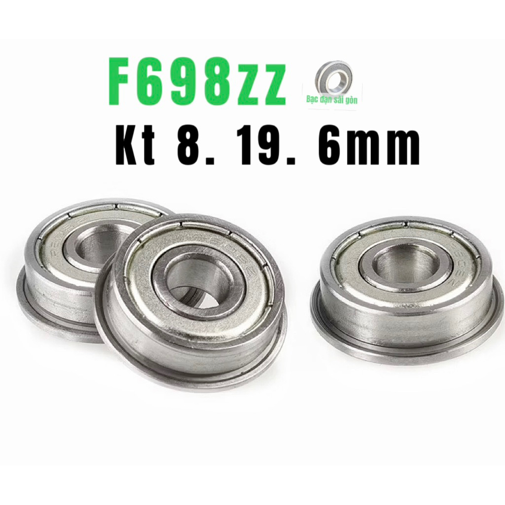 แบริ่งหน้าแปลน F698zz (ขนาด 8 /19 * 6mm)