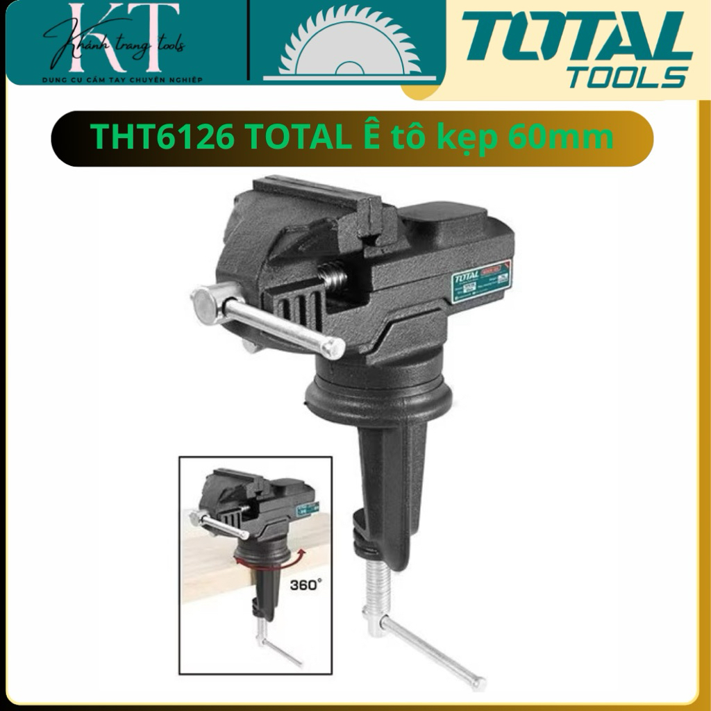 แคลมป์ยึดโต๊ะ 60 มม. รวม THT6126