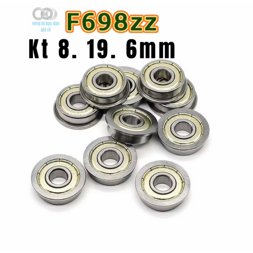 แบริ่งหน้าแปลน F698zz (ขนาด 8 /19 * 6mm)