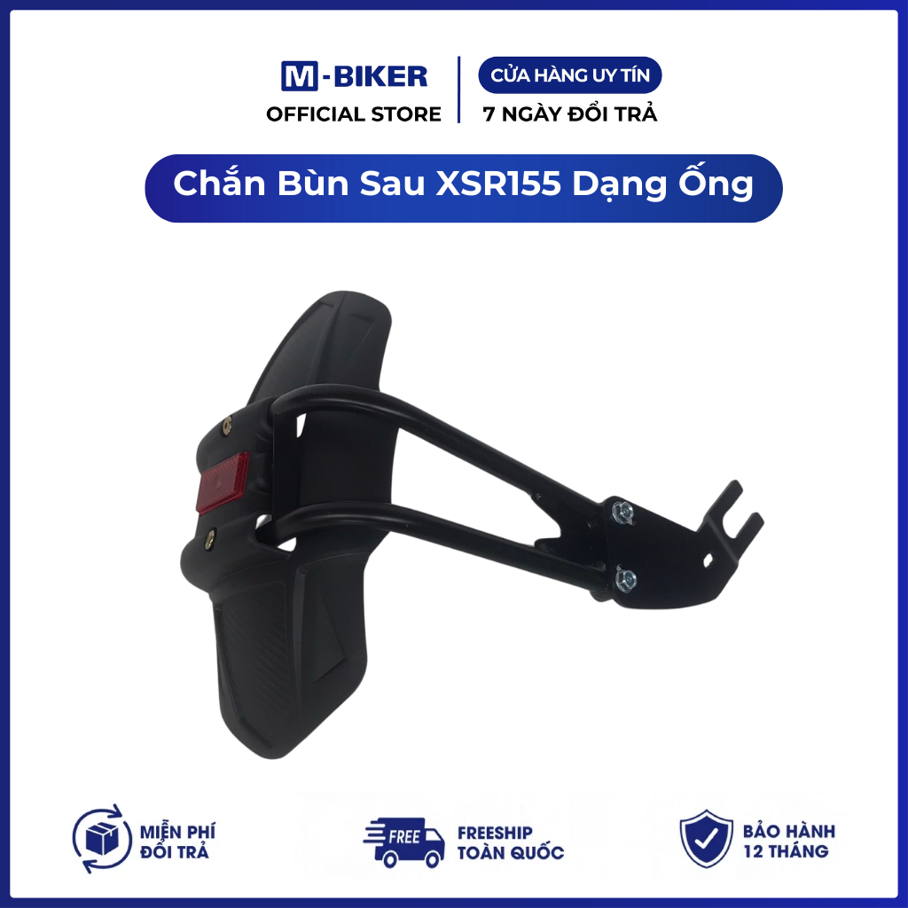 M-Biker XSR155 บังโคลนหลังท่อบังโคลน xs155r เคลือบผง CNC เหล็ก