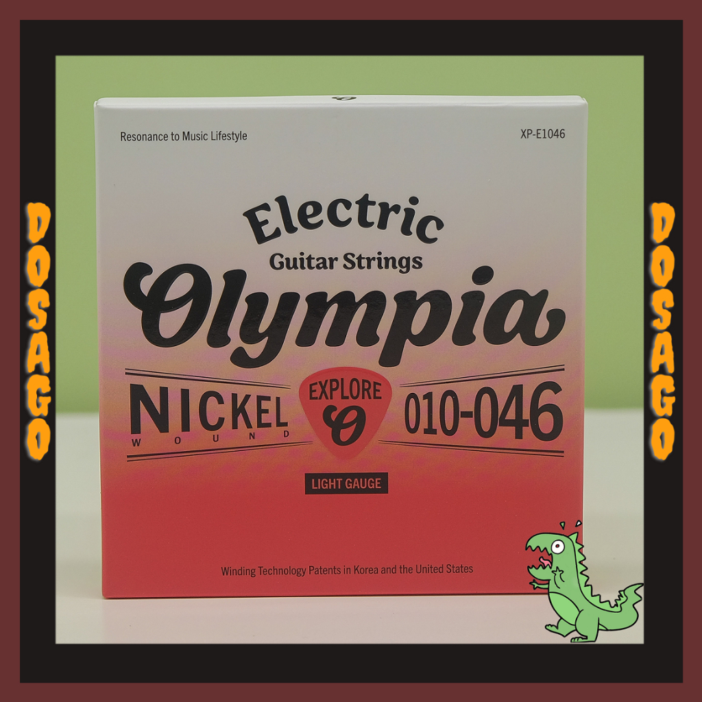 ของแท้ - สายกีต้าร์ Olympia ไฟฟ้าเกาหลี XPE, สายอัพเกรด EGS: XPE0942 XPE0946 XPE1046