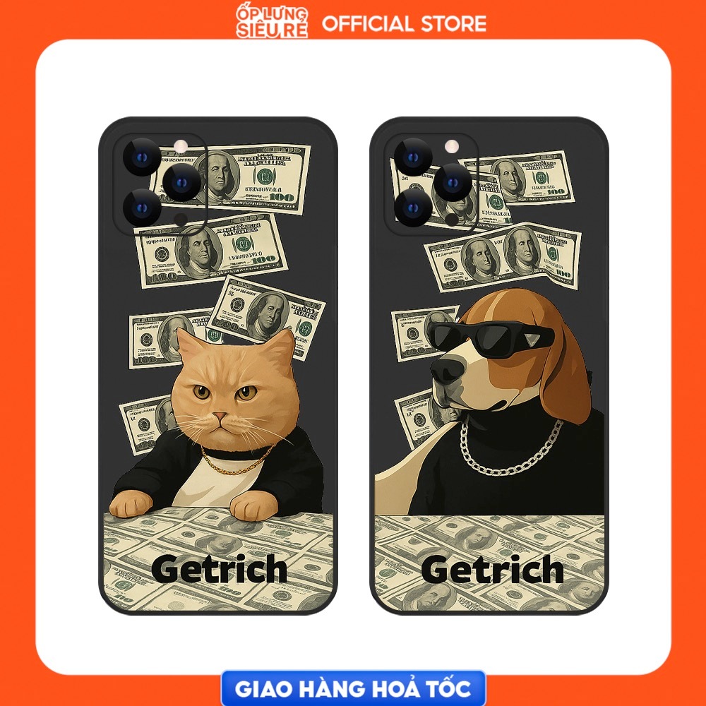 เคส IPhone 11/14 Pro Max/15 Pro Max/16 Pro Max/17 Pro Max TPU Square Edge Dollar