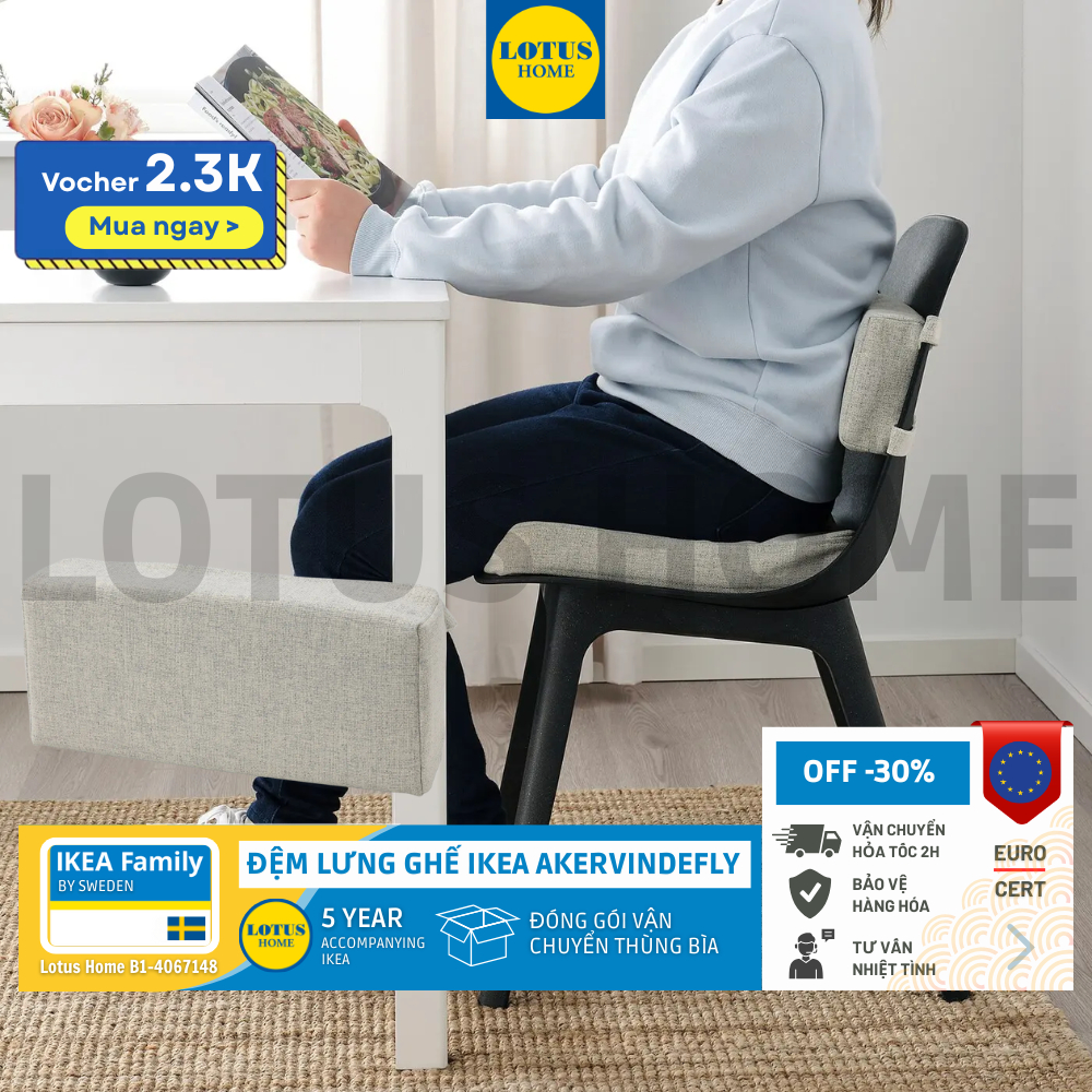 IKEA เบาะรองหลังเก้าอี้สไตล์โมเดิร์น IKEA KERVINDEFLY