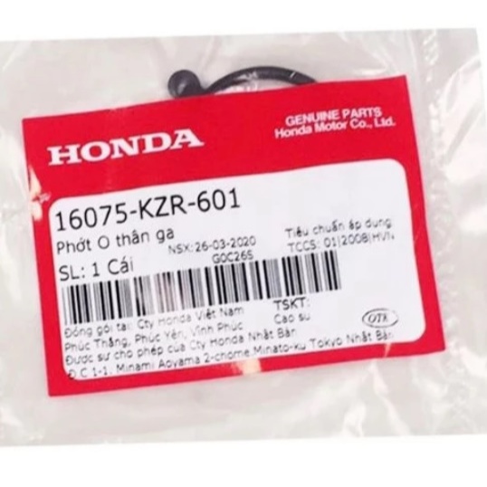 16075-KZR-601 เรือนปีกผีเสื้อ O ซีล Honda Air Blade 125, Lead 125,Sh Mode ShopMenKT