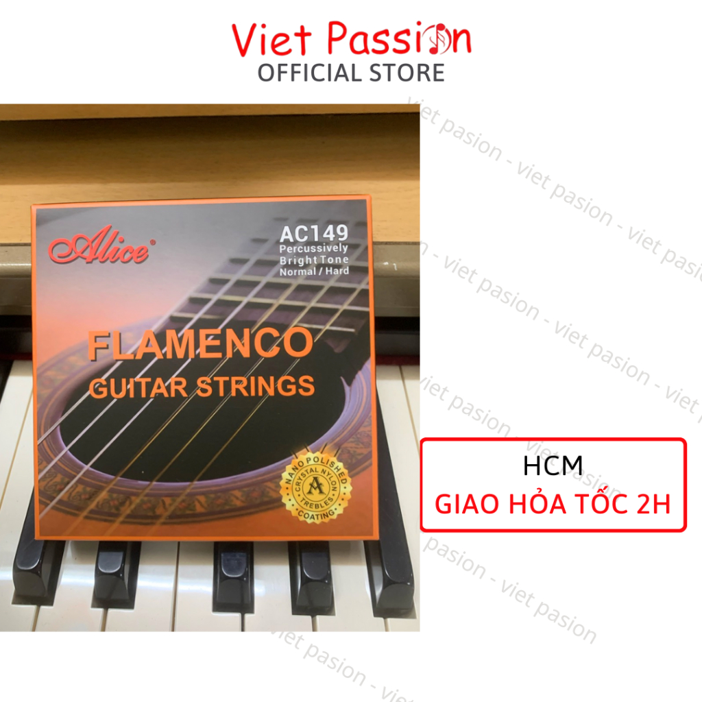 สายกีต้าร์คลาสสิก Alice AC149 ของแท้สายไนลอนสําหรับกีตาร์คลาสสิกคุณภาพ Vietsarch HCM