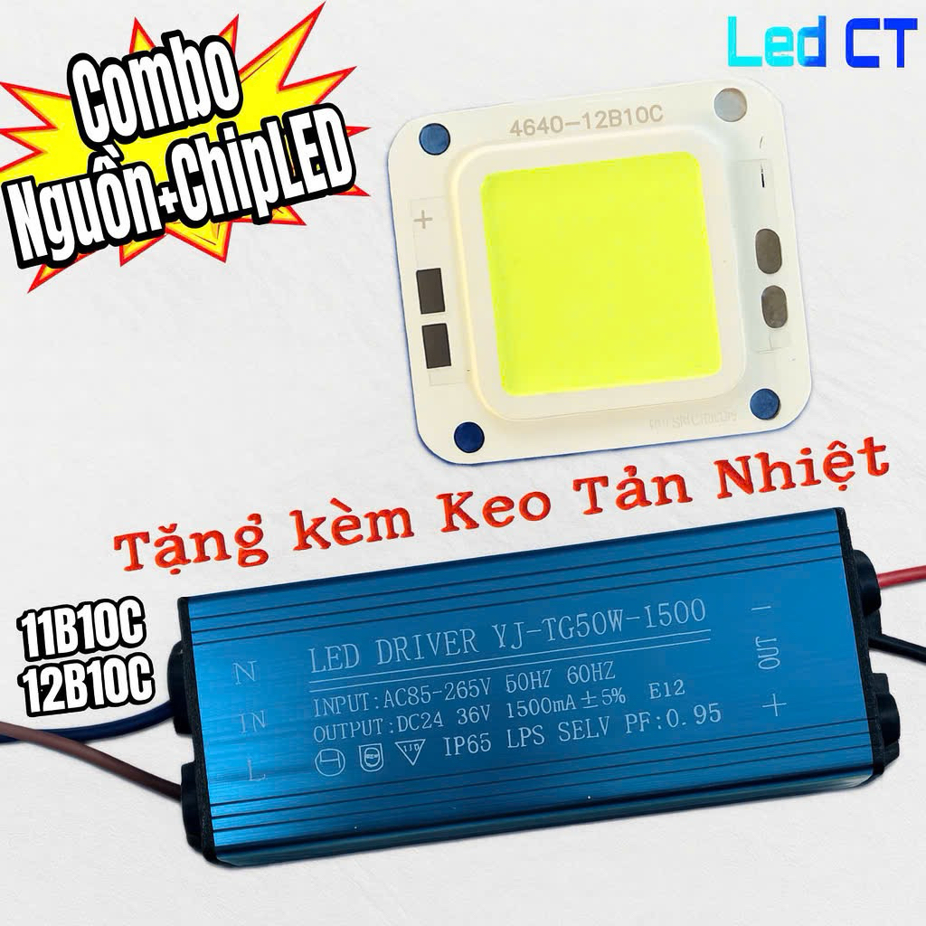 Power Combo + ชิป LED 200W, 100W, 50W (11B10C,12B10C) DC24-36V