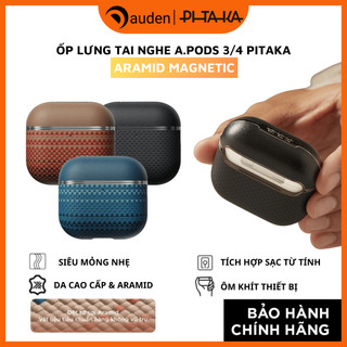 Ốp lưng tai nghe ARAMID MAGNETIC PITAKA Airpods Pro 3 / Gen4 từ tính, chống sốc - Hàng chính hãng