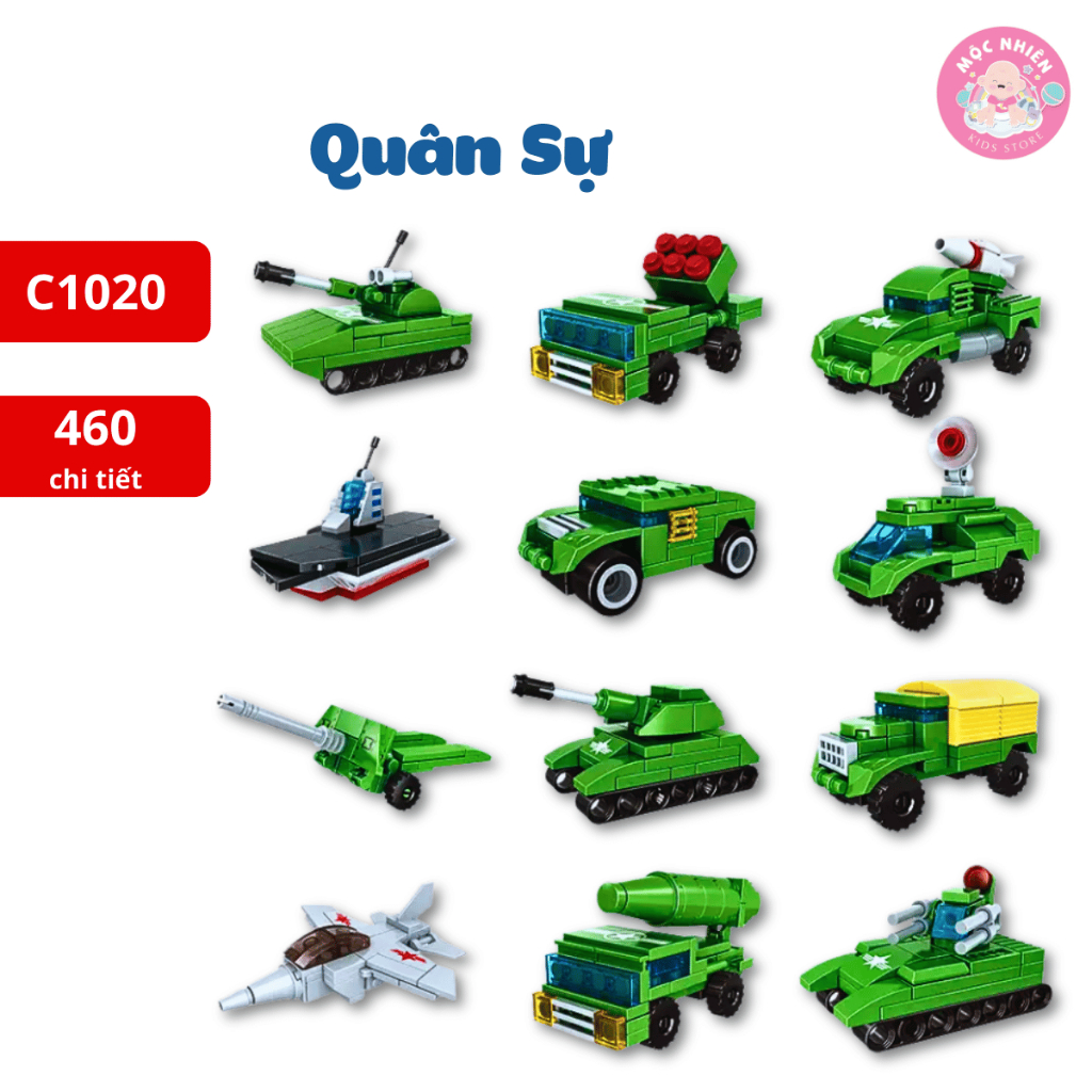 ของเล่นประกอบ Woma C1020 - ทหาร (กล่องเดี่ยว)