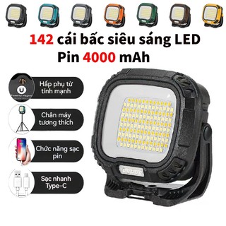 W892 ngoài trời đèn cắm trại đèn led siêu sáng đèn ngoài trờiĐèn khẩn cấp đèn tích điện Đa chức năng chống nước