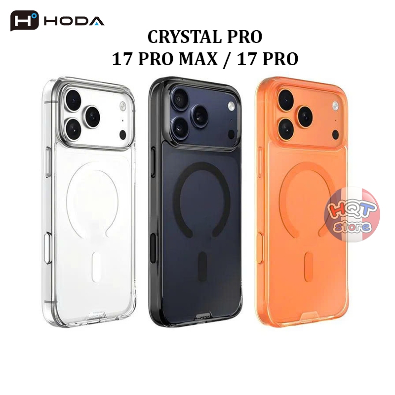 เคส HODA Crystal Pro ของแท้ IP 17 Pro Max / 17 Pro / Air เคสกระจกนิรภัย