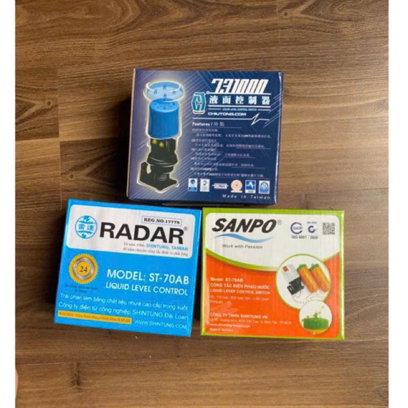 ลูกลอยน้ําอัตโนมัติ คุณภาพสูง RADAR, SANPO, ลูกลอยถังน้ํา CHIUTONG