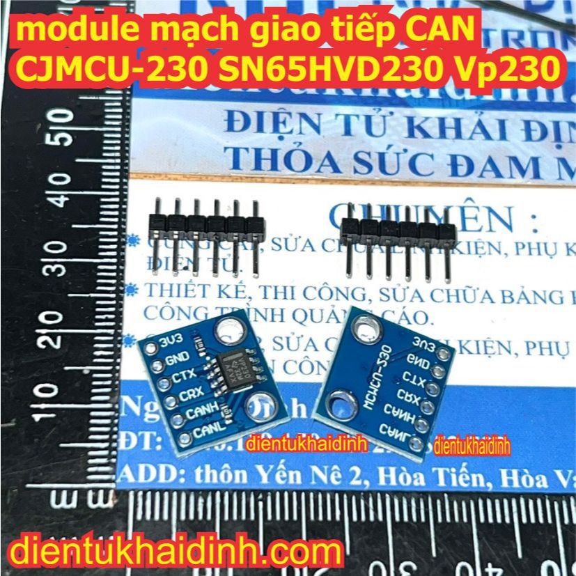 โมดูลวงจรสื่อสาร CAN CJMCU-230 SN65HVD230 VP230 kde3152