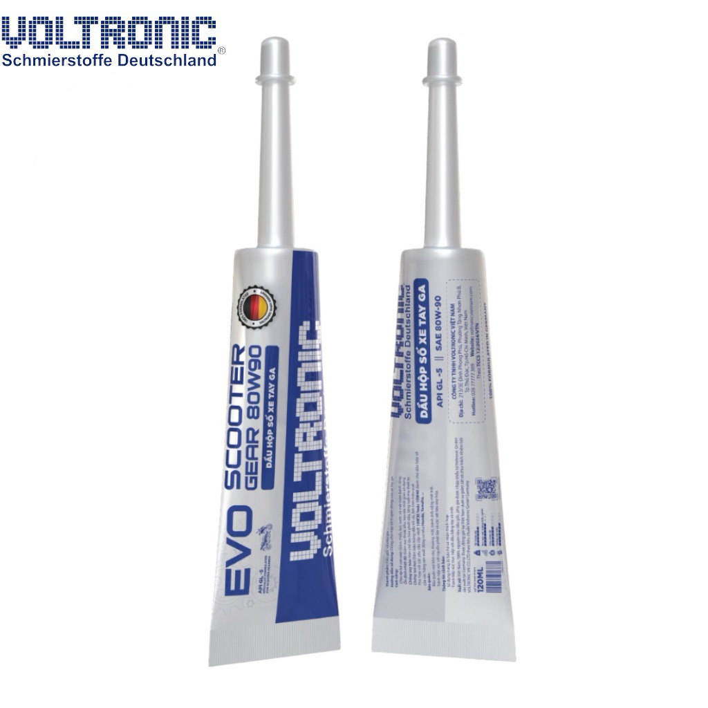 น้ํามันเกียร์สกู๊ตเตอร์ Voltronic EVO 80W90 120ml >>>