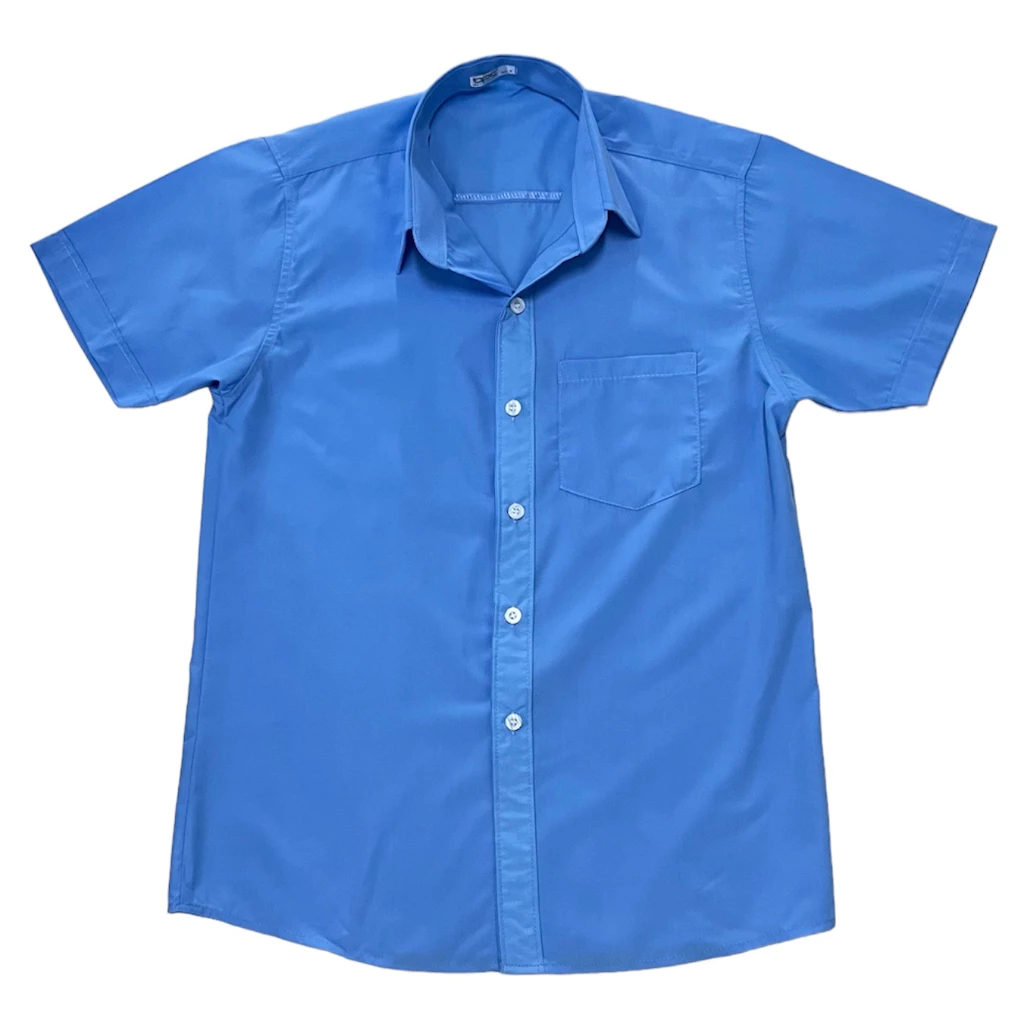 เสื้อนักเรียนชายสีฟ้า ชุดนักเรียน