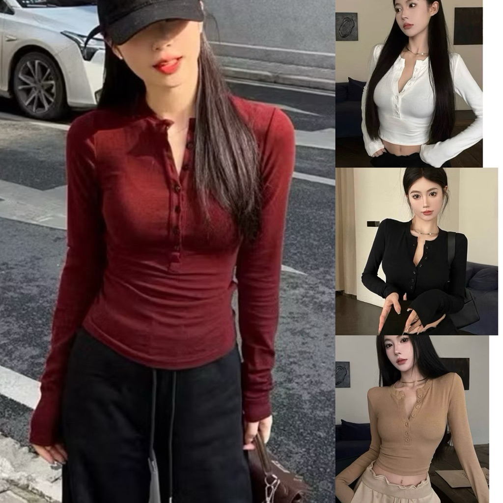 เสื้อยืดคอเต่าแขนยาวสีแดงสุดอบอุ่นสําหรับคริสต์มาสและปีใหม่ ไม่มี661