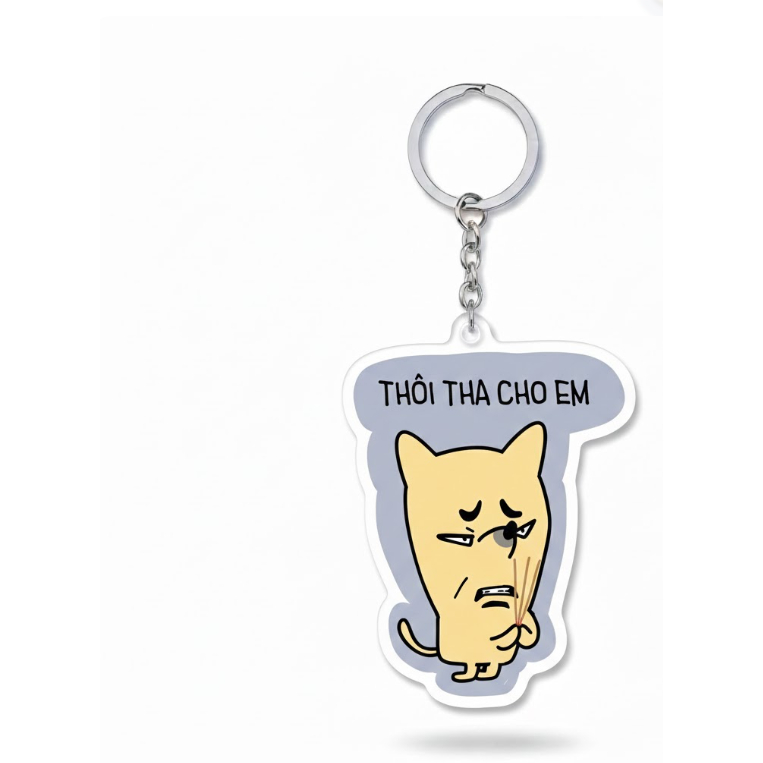 พวงกุญแจ " dog meme"