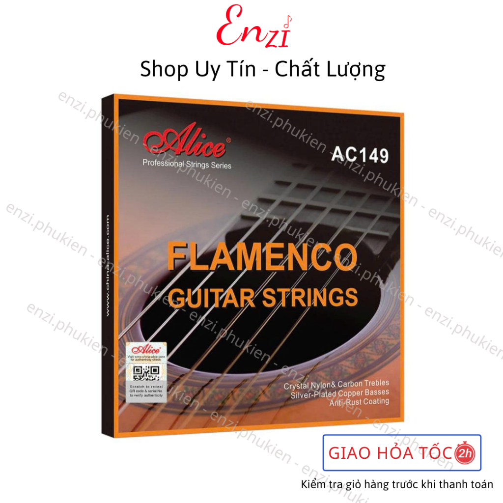 สายกีต้าร์คลาสสิก Alice AC149 ของแท้ สายไนลอนคุณภาพ Enzi สําหรับกีตาร์คลาสสิก