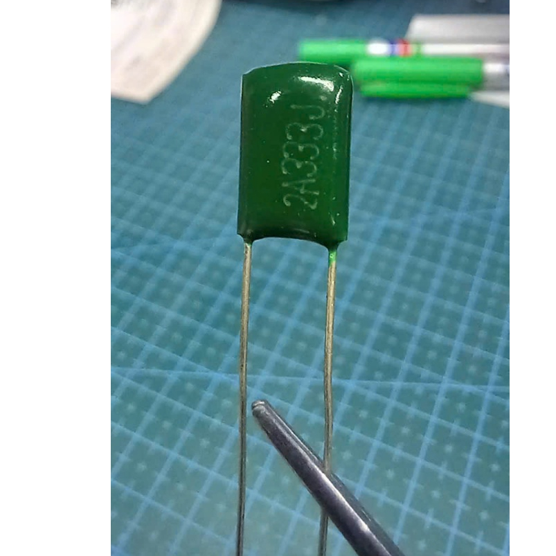 (10 ชิ้น) คาปาซิเตอร์ mica 333J 100V (333 2A333J 33nF)