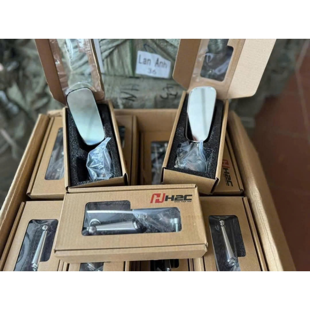 COMBO of 3 Rizoma H2C Motorcycle Mirrors - PKX (กระจกซ้าย) อะไหล่ 98