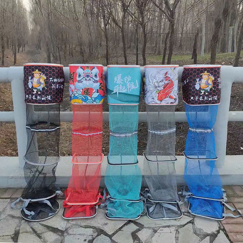 (FREE BAG) ภาชนะใส่ปลาสี่เหลี่ยมกรอบโลหะคุณภาพสูง 33cmx2m - SOMIA_fishing