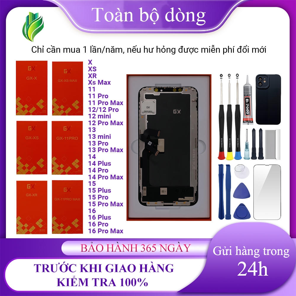 หน้าจอ GX/KL ของแท้เข้ากันได้กับ iP X/XS/XR/XSMAX/11/12/13/14/15/16/MINI/Pro/Plus/Pro Max