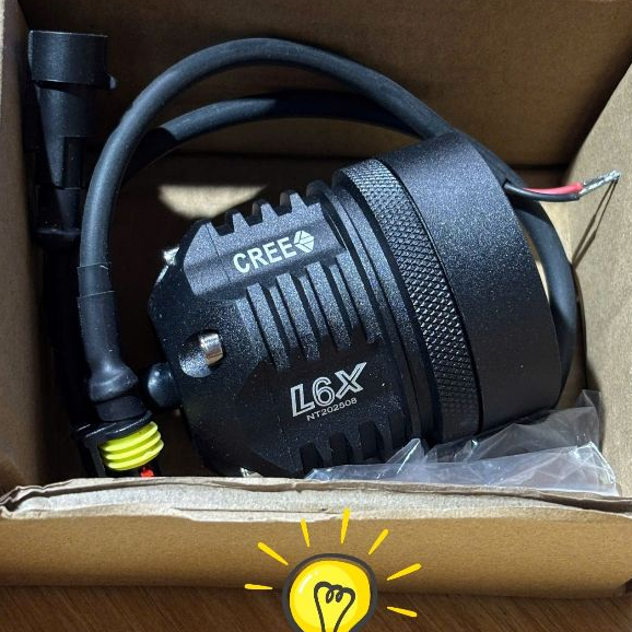 L6x l4x สปอตไลท์สําหรับรถจักรยานยนต์ 1 ปี ptxm999