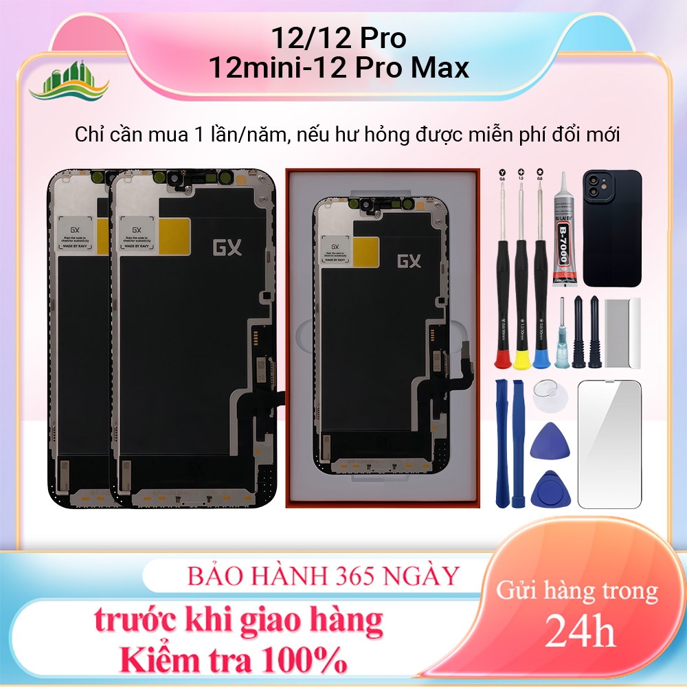 จอ GX/KL ของแท้เข้ากันได้กับ iPhone 12/12 Pro/12 mini/12 Pro Max, 12T