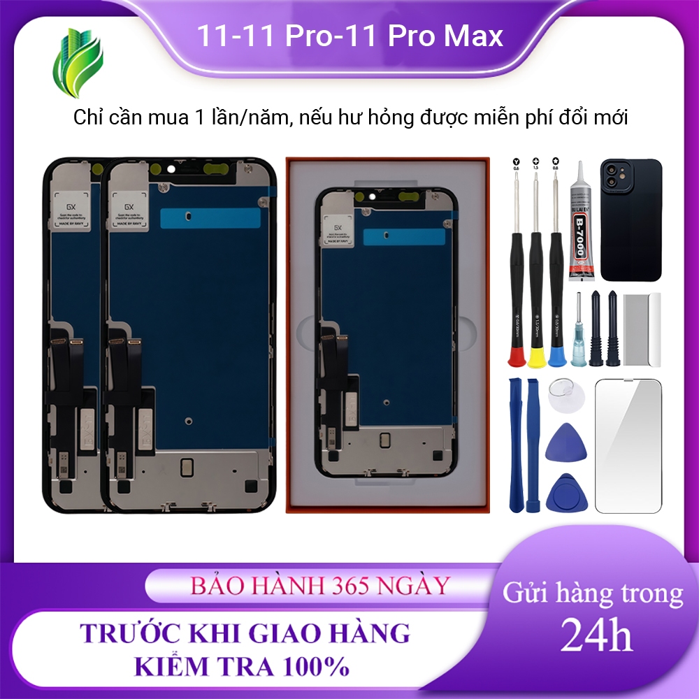 จอ GX/KL ของแท้เข้ากันได้กับ iPhone 11/11 Pro/11 Pro Max พร้อมชุด 12T