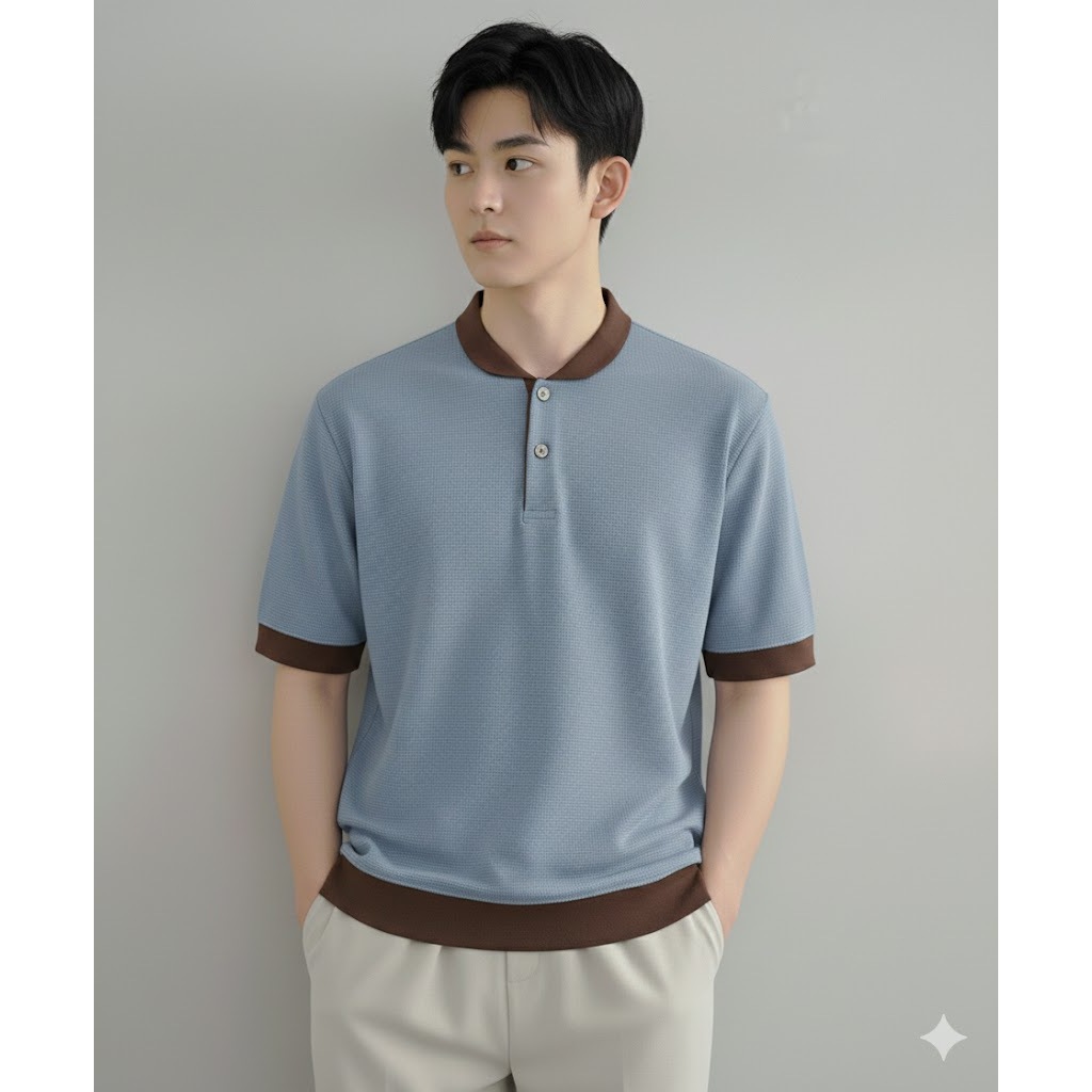 JANISTA เสื้อโปโลผู้ชาย ผ้าคอตตอนจระเข้ CSC ชาย เรียบหรู หรูหรา - ALPHA MAN