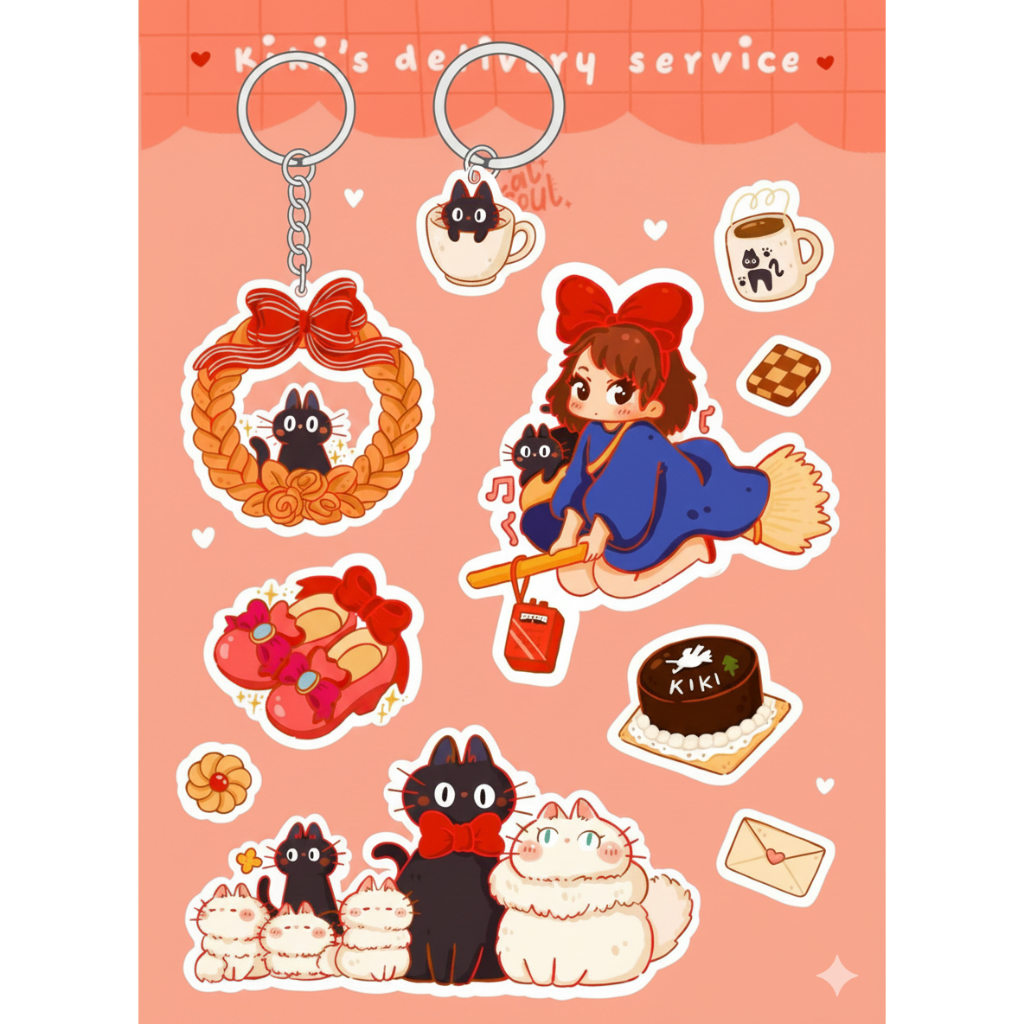 KIKI GHIBLI พวงกุญแจ